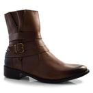 Bota de Cano Curto e Couro Cazzualen 8625