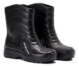 Bota De Chuva Impermeável Pantaneiro Motoqueiro Cano Médio