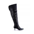 Bota de Couro Legítimo Over The Knee Kayla Preto Bota de Couro Legítimo Over The Knee Kayla Preto