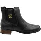 Bota de Couro Pegada Diana Aplique Metal Feminino