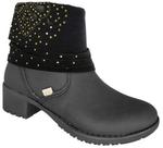 Bota De Criança Feminina Kidy Love Glam Preto 030-0031-0007
