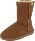 Bota de inverno curta feminina BEARPAW Emma, Hickory, 8 US