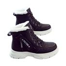 Bota De Inverno Feminina Com Forro Espesso E Isolante, Estilosa E Versátil, Bota Curta Com Sola Bota De Inverno Feminina Com Forro Espesso E Isolante, Estilosa E Versátil, Bota Curta Com Sola