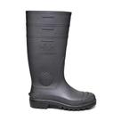 Bota de PVC Preta, Cano Extra Longo, sem Forro, 45/46, Supermax Celsf 503, C Alfor