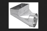 Bota de registro em aço galvanizado prateado Tool Imperial de 10 x 15 cm