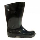 Bota de segurança de pvc preta - cano longo - 39