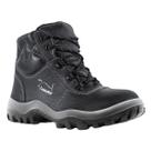 Bota de Segurança EPI Safetline Miura Nobuck Preto Bico PVC