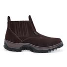 Bota De Segurança Masculina Para Trabalho De Couro Legitimo