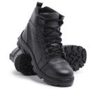 Bota De Segurança Masculino Coturno Militar Adventure Conforto Costurado Reforçado Couro Legítimo