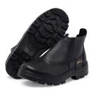 Bota De Segurança Masculino Couro Com Biqueira Elastico