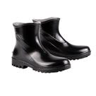 Bota de Segurança Pvc Impermeável EPI Cano Curto Forrada Preta CA 37456 Bracol