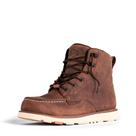 Bota de trabalho BRUNT Marin (Comp Toe) impermeável masculina marrom 9,5 EUA