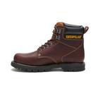 Bota de Trabalho CAT Second Shift Bico Macio Marrom Tamanho 14