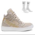 Bota de Treino Feminino Boot Training Elastic + Meia Fitness Gym Bota de Treino Feminino Boot Training Elastic + Meia Fitness Gym
