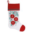 Bota decor joy branco vermelho e verde