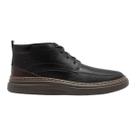 Bota Democrata Clash Couro Preto/tabaco Cor:PRETO/TABACOTamanho:40