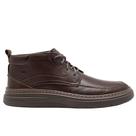 Bota Democrata Grid Masculina Grid Café Tabaco Couro