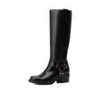 Bota DREAM PAIRS DWUMKB2529 Bico Quadrado Cano Alto Salto 4,5 cm