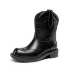 Bota DREAM PAIRS DWUMMB2509 Preta Bico Redondo Cano Médio 7.5