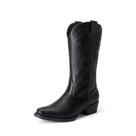 Bota DREAM PAIRS SDMB2403W Feminina Estilo Cowboy Preta