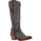 Bota Durango Crush Tall Western Women Angressed Graphite