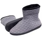 Bota Elegance Anatômica em Quilt Matelassê com Pelúcia - Chumbo - 37/38