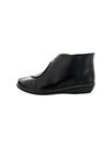 Bota em couro rasteira preta - gd0002