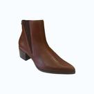 Bota Fem Bottero Cano Baixo Couro Burnish Marrom 349312-4 Tamanho:36Cor:Marrom