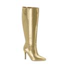 Bota Fem Vizzano Cano Longo Over Salto Alto Agulha Metalizad Bota Fem Vizzano Cano Longo Over Salto Alto Agulha Metalizad