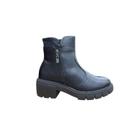 Bota femenina beira rio napa floather zur/tec canelado roma - preto Bota femenina beira rio napa floather zur/tec canelado roma - preto
