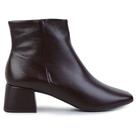 Bota Feminina 365 Soft Couro Marrom Dunkel - 20218B.9751