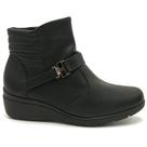 Bota Feminina Anabela Cano Curto Piccadilly 117106