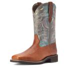 Bota feminina ARIAT Delilah BMVY9 com sidra temperada/Teal River 9,5 W