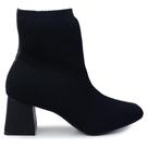 Bota Feminina Bebecê Malha Knit Preta - T4414 Bota Feminina Bebecê Malha Knit Preta - T4414