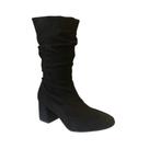 Bota Feminina Beira Rio Camurça Strech Duo Preto 9076.112 Tamanho:38Cor:PretoGênero:Feminino