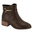 Bota Feminina Beira Rio Cano Curto Conforto Casual 9087.104