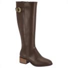 Bota Feminina Beira Rio Cano Longo Salto Montaria 9087106