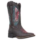 Bota Feminina Bico Quadrado Crazy H Café Cow Way 36676