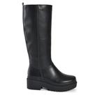 Bota Feminina Biker Cano Alto Preto Via Marte 005-009-01 Bota Feminina Biker Cano Alto Preto Via Marte 005-009-01