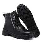 Bota feminina bloguera lançamento l2 preto do33 ao 40