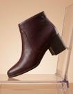 Bota Feminina Bottero Cano Baixo Couro Burnish 346901