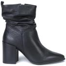 Bota Feminina Bottero Cano Curto Couro Burnish 377701