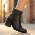 Bota Feminina Bottero Cano Curto Preto
