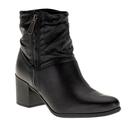 Bota Feminina Bottero Cano Curto Salto Grosso Couro 346907 Preto Bota Feminina Bottero Cano Curto Salto Grosso Couro 346907 Preto