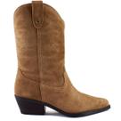 Bota Feminina Bottero Western Cowboy Salto Baixo Couro Legítimo Moda 346301