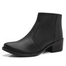 Bota Feminina Bredeni Cano Curto Fivela Com Zíper