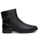 Bota Feminina Campesí Cano Curto Napa Preto