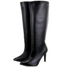 Bota Feminina Cano Alto Salto Fino Destroyed Preto