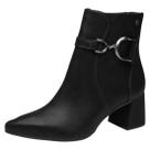 Bota Feminina Cano Baixo Elegante Moderna Salto Bloco Tanara