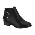 bota feminina cano baixo rasteira modare ultraconforto